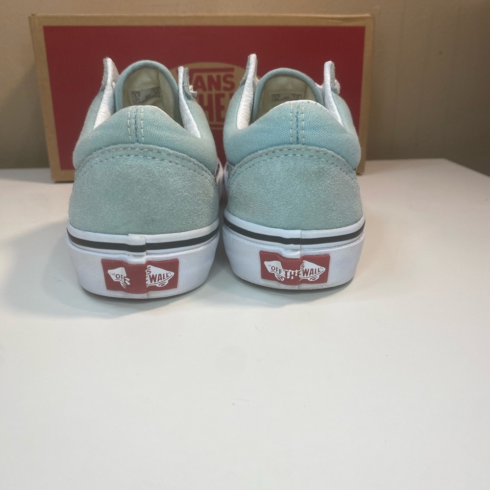 🔥 VANS OFF THE WALL LIGHT BLUE LOW SKATE SHOES WOMENS SIZE 5 MENS SIZE 3.5 - Picture 5 of 12